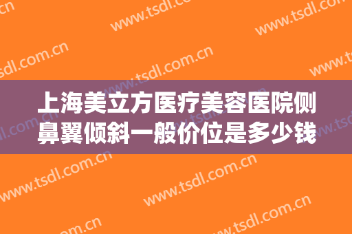 上海美立方医疗美容医院侧鼻翼倾斜一般价位是多少钱?好不好?(上海美立方谁做鼻子好)