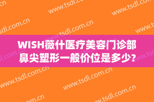 WISH薇什医疗美容门诊部鼻尖塑形一般价位是多少?贵不贵?(薇琳医疗美容怎么样)