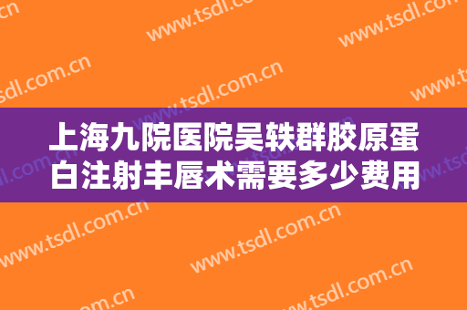 上海九院医院吴轶群胶原蛋白注射丰唇术需要多少费用?效果怎么样?