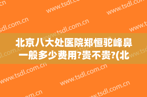 北京八大处医院郑恒驼峰鼻一般多少费用?贵不贵?(北京八大处医院隆鼻)