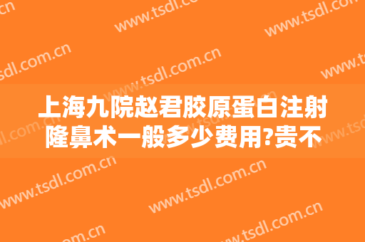 上海九院赵君胶原蛋白注射隆鼻术一般多少费用?贵不贵?