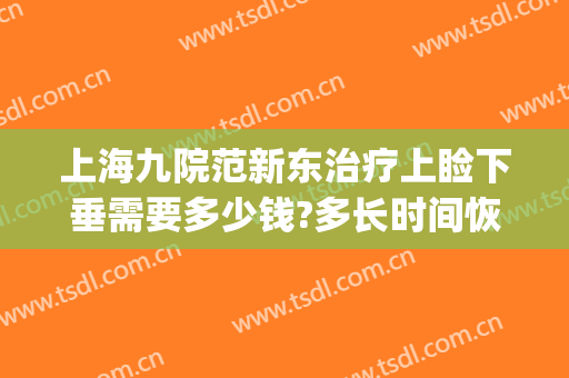 上海九院范新东治疗上睑下垂需要多少钱?多长时间恢复?(上海九院上眼睑提肌)