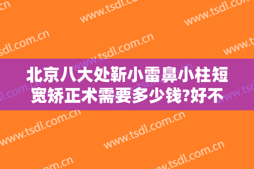 北京八大处靳小雷鼻小柱短宽矫正术需要多少钱?好不好?