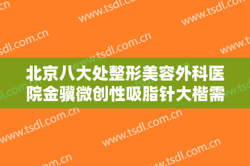 北京八大处整形美容外科医院金骥微创性吸脂针大楷需要多少钱?多长时间恢复?