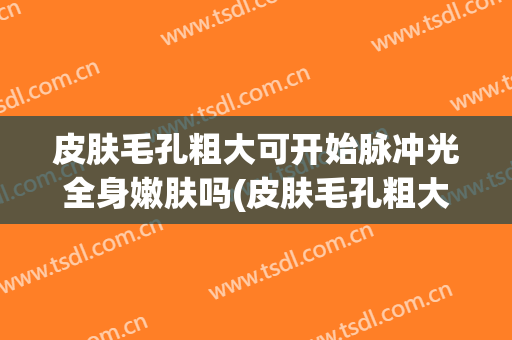 皮肤毛孔粗大可开始脉冲光全身嫩肤吗(皮肤毛孔粗大可开始脉冲光全身嫩肤吗对吗)