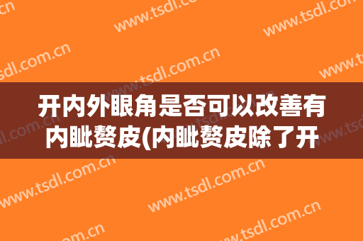 开内外眼角是否可以改善有内眦赘皮(内眦赘皮除了开眼角以外有没有别的办法)