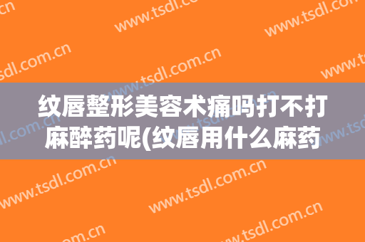 纹唇整形美容术痛吗打不打麻醉药呢(纹唇用什么麻药效果最好)