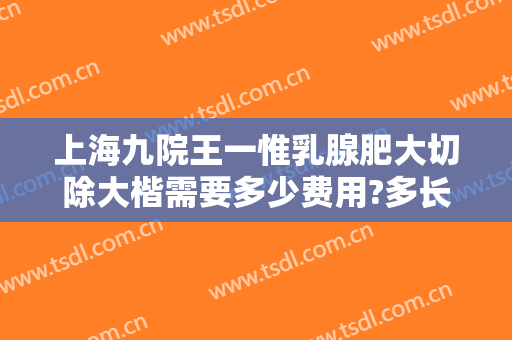 上海九院王一惟乳腺肥大切除大楷需要多少费用?多长时间恢复?