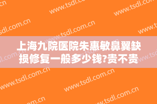上海九院医院朱惠敏鼻翼缺损修复一般多少钱?贵不贵?