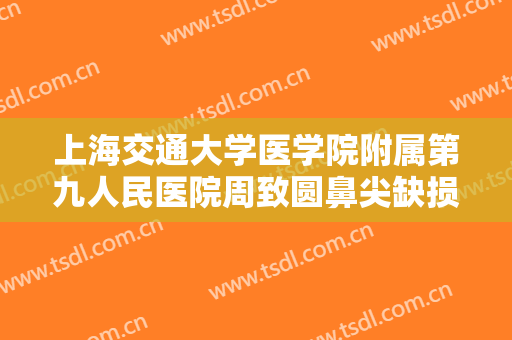 上海交通大学医学院附属第九人民医院周致圆鼻尖缺损修复一般价位是多少钱?需要多久恢复?