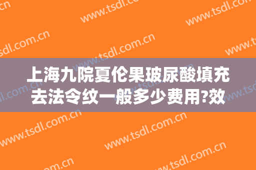 上海九院夏伦果玻尿酸填充去法令纹一般多少费用?效果怎么样?(海薇玻尿酸填充法令纹可以维持多久)