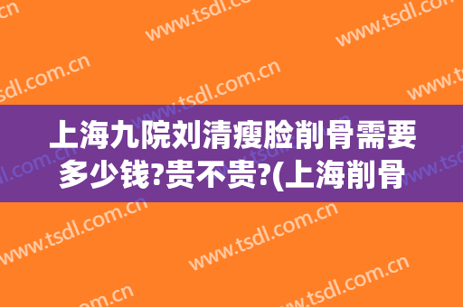 上海九院刘清瘦脸削骨需要多少钱?贵不贵?(上海削骨瘦脸多少费用)