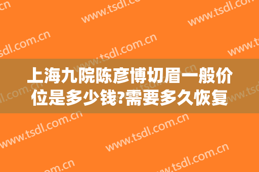 上海九院陈彦博切眉一般价位是多少钱?需要多久恢复?(上海第九人民医院切眉多少钱)