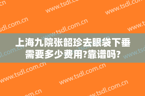 上海九院张韶珍去眼袋下垂需要多少费用?靠谱吗?