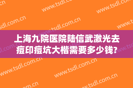 上海九院医院陆信武激光去痘印痘坑大楷需要多少钱?有哪些优势?(上海九院激光祛痘印好不好)