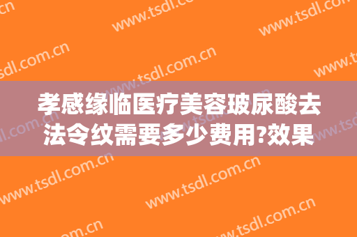 孝感缘临医疗美容玻尿酸去法令纹需要多少费用?效果怎么样?(去法令纹玻尿酸多少钱)