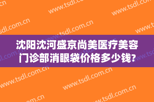 沈阳沈河盛京尚美医疗美容门诊部消眼袋价格多少钱?有哪些优势?(沈阳盛京医美整形)