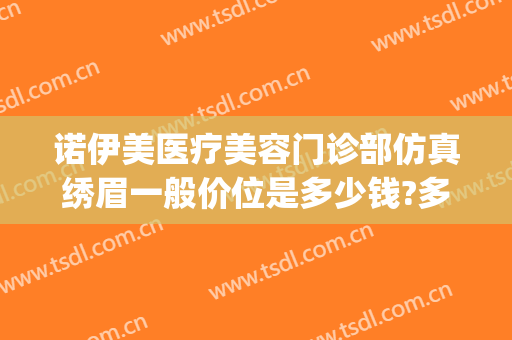 诺伊美医疗美容门诊部仿真绣眉一般价位是多少钱?多长时间恢复?(诺伊美医疗美容门诊部医疗美容门诊部价格表)