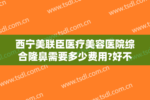 西宁美联臣医疗美容医院综合隆鼻需要多少费用?好不好?
