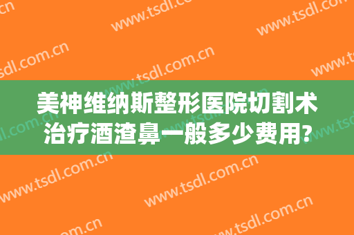 美神维纳斯整形医院切割术治疗酒渣鼻一般多少费用?多长时间恢复?(酒糟鼻切割术价格)