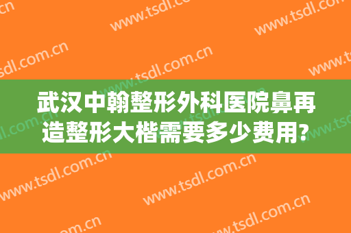 武汉中翰整形外科医院鼻再造整形大楷需要多少费用?可靠吗?(武汉中翰整形外科医院电话)