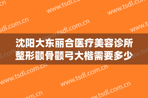 沈阳大东丽合医疗美容诊所整形颧骨颧弓大楷需要多少费用?可靠吗?(沈阳整形美容医院费用)