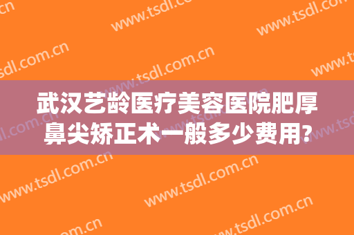 武汉艺龄医疗美容医院肥厚鼻尖矫正术一般多少费用?需要多久恢复?(武汉艺龄整形医院电话)