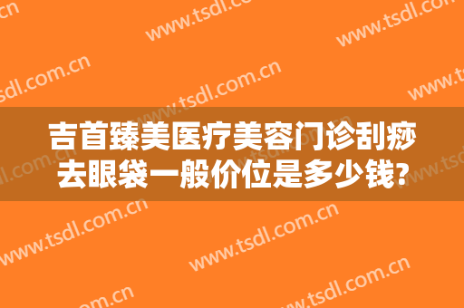 吉首臻美医疗美容门诊刮痧去眼袋一般价位是多少钱?贵不贵?