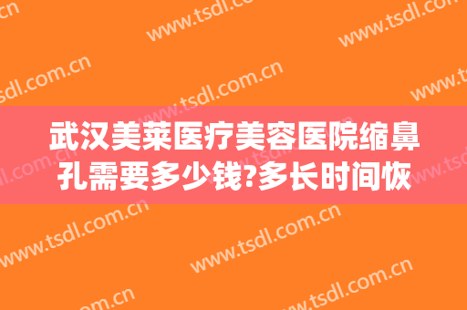 武汉美莱医疗美容医院缩鼻孔需要多少钱?多长时间恢复?(一般美容院收缩鼻孔要多少钱?)