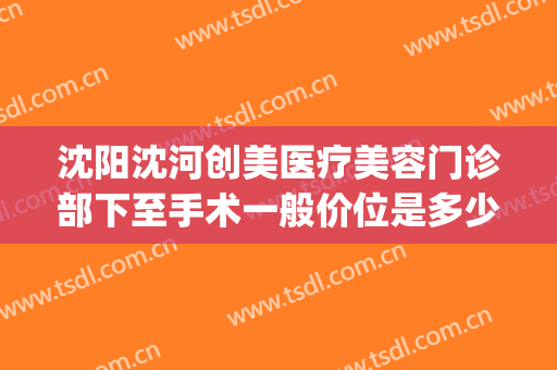 沈阳沈河创美医疗美容门诊部下至手术一般价位是多少?靠谱吗?(沈阳做美容整形最好的医院)