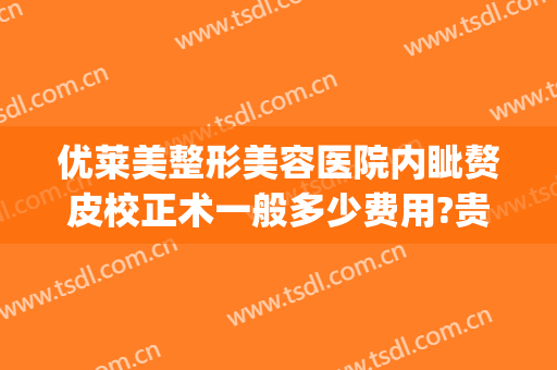 优莱美整形美容医院内眦赘皮校正术一般多少费用?贵不贵?(隆鼻改善内眦赘皮)