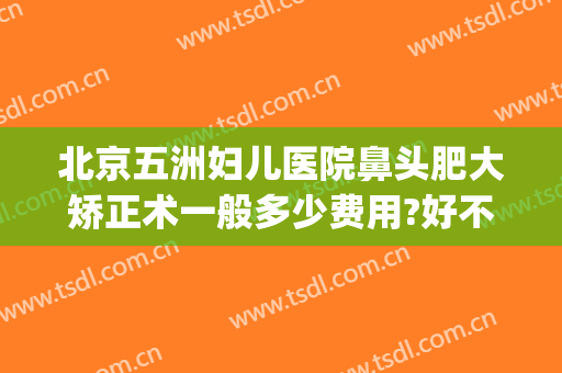 北京五洲妇儿医院鼻头肥大矫正术一般多少费用?好不好?(公立医院鼻整形收费标准)