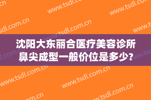 沈阳大东丽合医疗美容诊所鼻尖成型一般价位是多少?好不好?(沈阳医大二院整形美容外科医院地址)