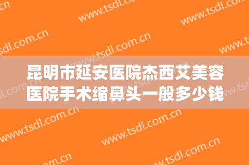 昆明市延安医院杰西艾美容医院手术缩鼻头一般多少钱?靠谱吗?(昆明市延安医院杰西艾美容医院医生)