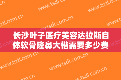 长沙叶子医疗美容达拉斯自体软骨隆鼻大楷需要多少费用?需要多久恢复?