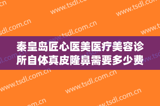 秦皇岛匠心医美医疗美容诊所自体真皮隆鼻需要多少费用?怎么样?(秦皇岛美容整形医院)