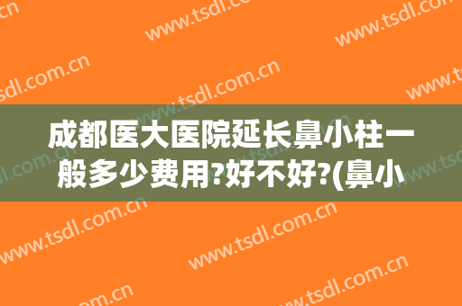 成都医大医院延长鼻小柱一般多少费用?好不好?(鼻小柱延长多少钱?)