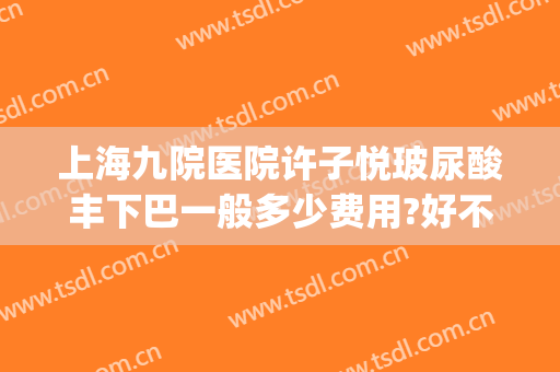 上海九院医院许子悦玻尿酸丰下巴一般多少费用?好不好?(上海九院玻尿酸下巴多少钱)