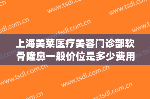 上海美莱医疗美容门诊部软骨隆鼻一般价位是多少费用?效果怎么样?(软骨隆鼻大概多少钱)