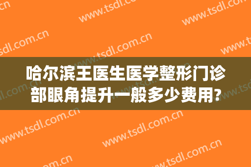 哈尔滨王医生医学整形门诊部眼角提升一般多少费用?好不好?(王医生整形美容哈尔滨)