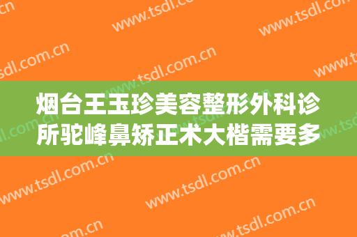 烟台王玉珍美容整形外科诊所驼峰鼻矫正术大楷需要多少钱?靠谱吗?(烟台王玉珍美容整形外科诊所正规吗)