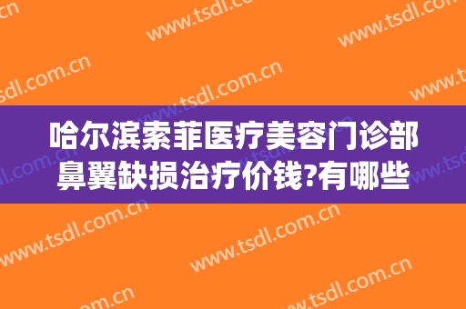 哈尔滨索菲医疗美容门诊部鼻翼缺损治疗价钱?有哪些优势?(索菲医疗整形医院电话)