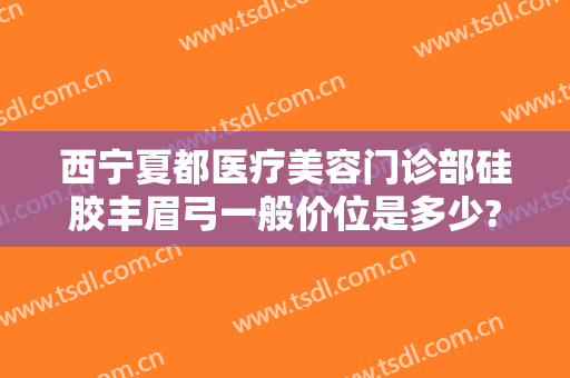 西宁夏都医疗美容门诊部硅胶丰眉弓一般价位是多少?贵不贵?