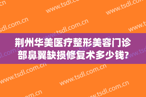 荆州华美医疗整形美容门诊部鼻翼缺损修复术多少钱?怎么样?(荆州华美整形美容医院)