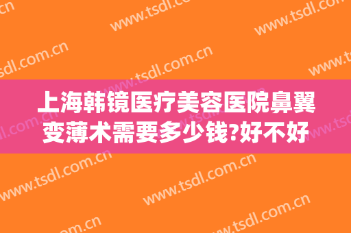 上海韩镜医疗美容医院鼻翼变薄术需要多少钱?好不好?(上海韩镜做鼻子怎么样)
