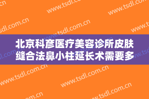 北京科彦医疗美容诊所皮肤缝合法鼻小柱延长术需要多少费用?效果怎么样?