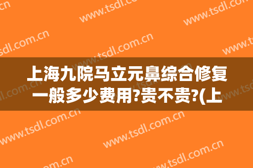 上海九院马立元鼻综合修复一般多少费用?贵不贵?(上海九院谁做鼻修复好)