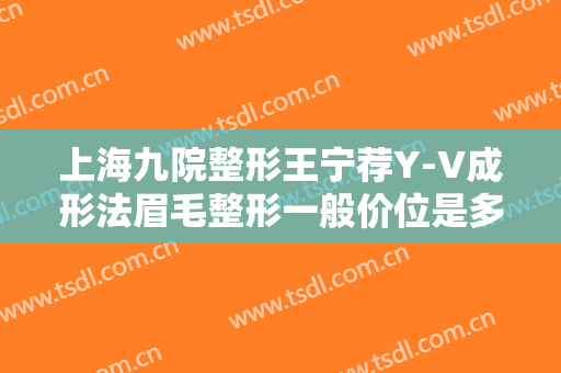 上海九院整形王宁荐Y-V成形法眉毛整形一般价位是多少费用?靠谱吗?