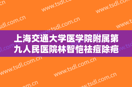 上海交通大学医学院附属第九人民医院林智恺祛痘除疤大楷需要多少钱?效果怎么样?