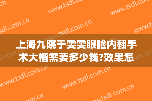 上海九院于雯雯眼睑内翻手术大楷需要多少钱?效果怎么样?(上海九院上眼睑下垂手术专家介绍)